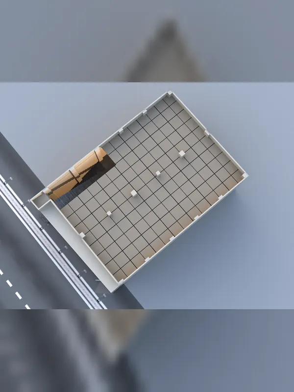 Warehouse 3D floor plan