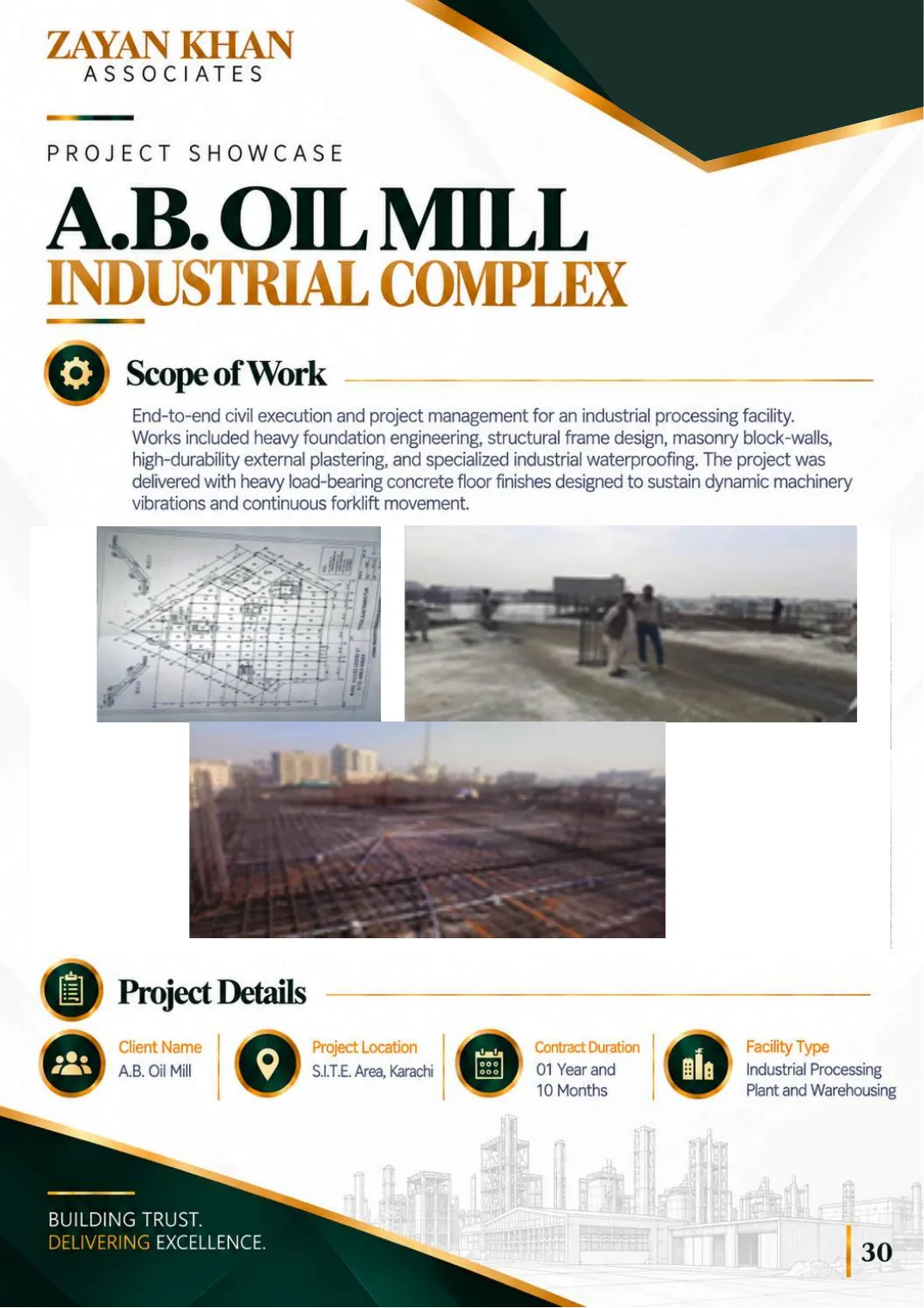 Company profile, page 31: A.B. Oil Mill — Industrial complex